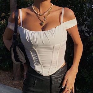 I AM GIA BRIDGET CORSET WHITE